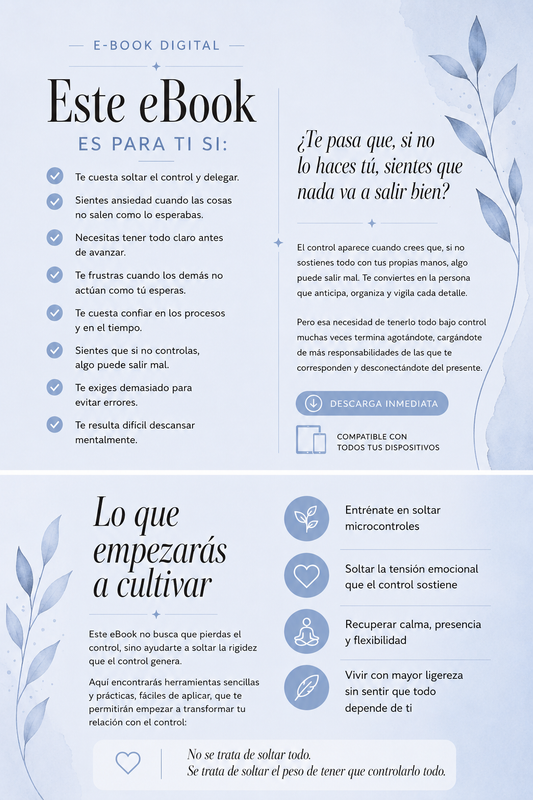 E-BOOK Transforma tu relación con el control