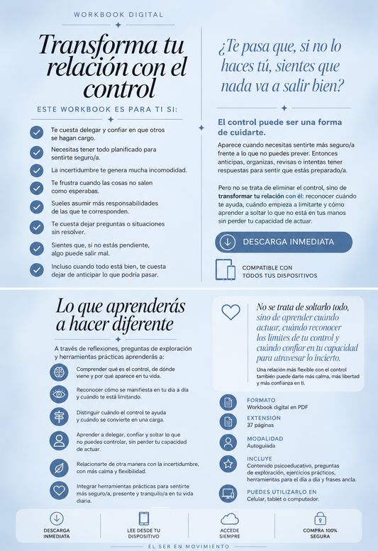 WORKBOOK Transforma tu relación con el control