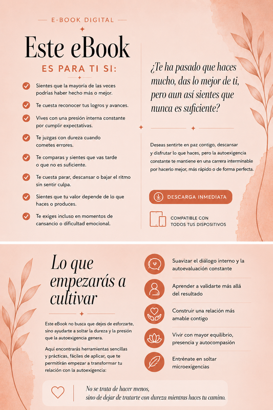 E-BOOK Transforma tu relación con la autoexigencia