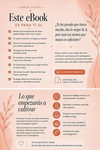 E-BOOK Transforma tu relación con la autoexigencia